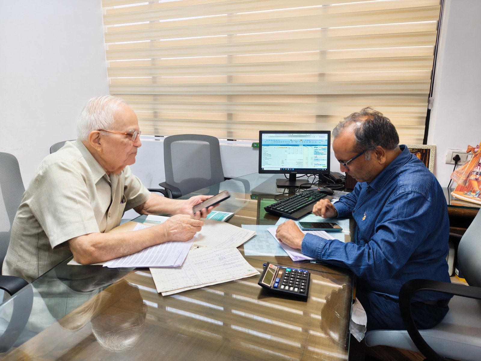 U Shanker & Associates office team